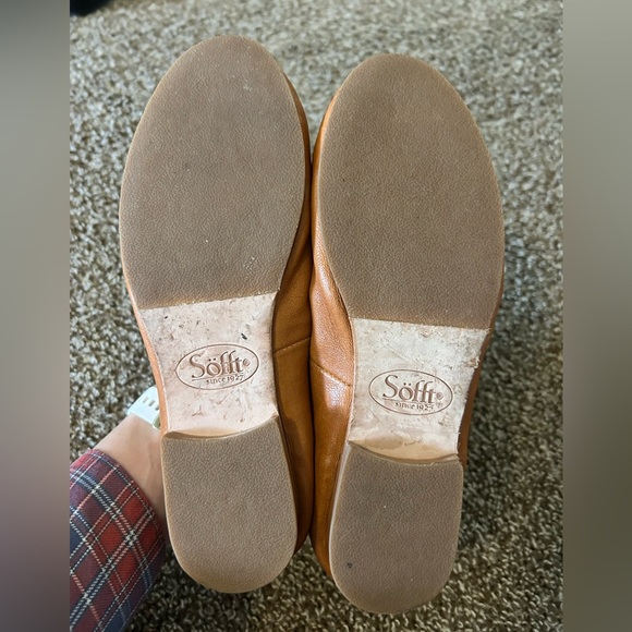 Sofft Kenni Genuine Leather Ballet Flats In camel  Size 7 - Picture 5 of 6